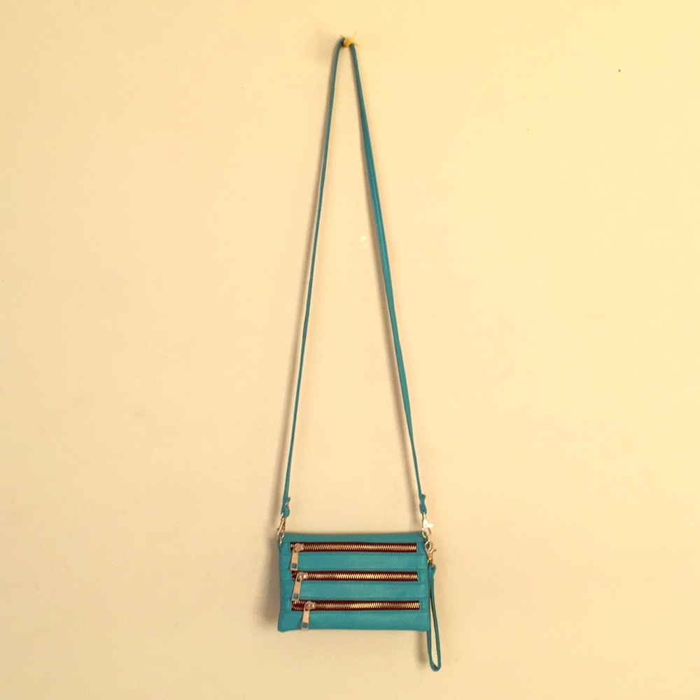 Turquoise handbag
